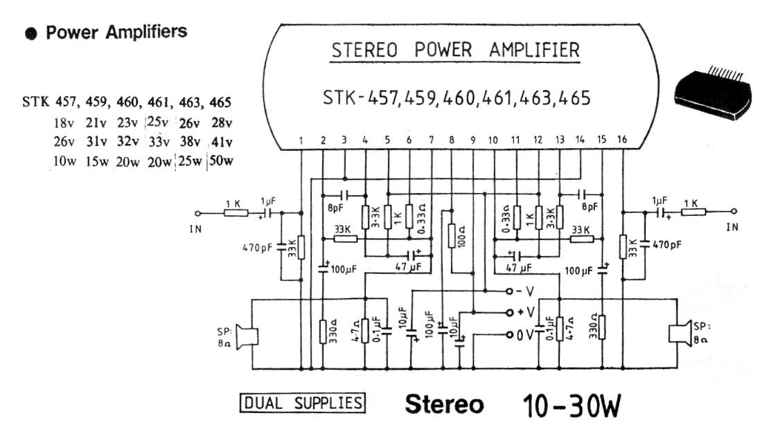 Circuit Diagram Of Stereo Amplifier - 10 30 Watt Stereo Audio Amplifier Circuit - Circuit Diagram Of Stereo Amplifier