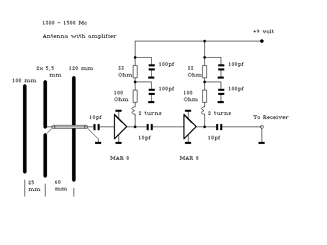 Rf Radio Frequency Amplifier Circuit Schematics Also See Rf And Transmitter Circuit Diagrams